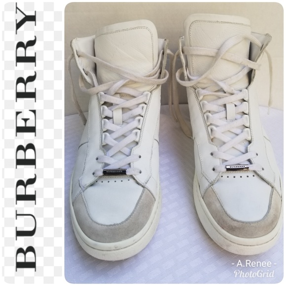 Burberry Other - Authentic Burberry Hightop Sneakers Men SZ 41 or 8